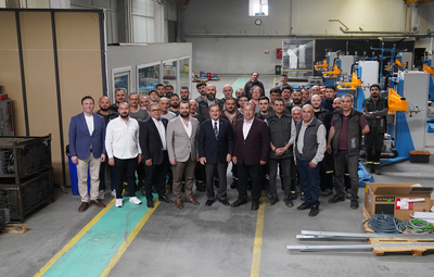 BAŞKAN ATAÇ FABRİKALARI ZİYARET ETTİ